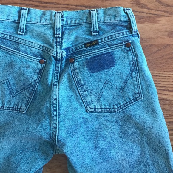 67 off Wrangler Denim Vintage High waisted Teal colored wrangler