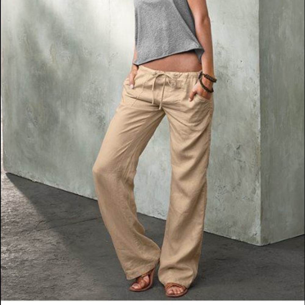 VS beach linen pants New with tags never worn