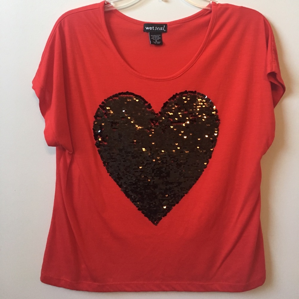 Short-sleeve Heart Shirt