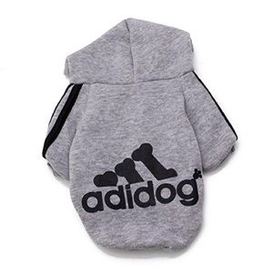 Dog hooded sweater Adidogs