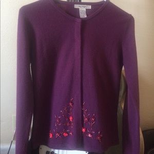 Free People beaded cardigan M