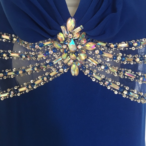 Blue Prom Dress - Picture 3 of 6