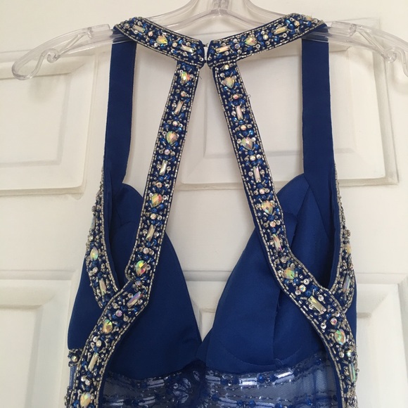 Blue Prom Dress - Picture 5 of 6