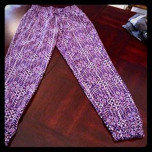 Drawstring Tribal Pants size L