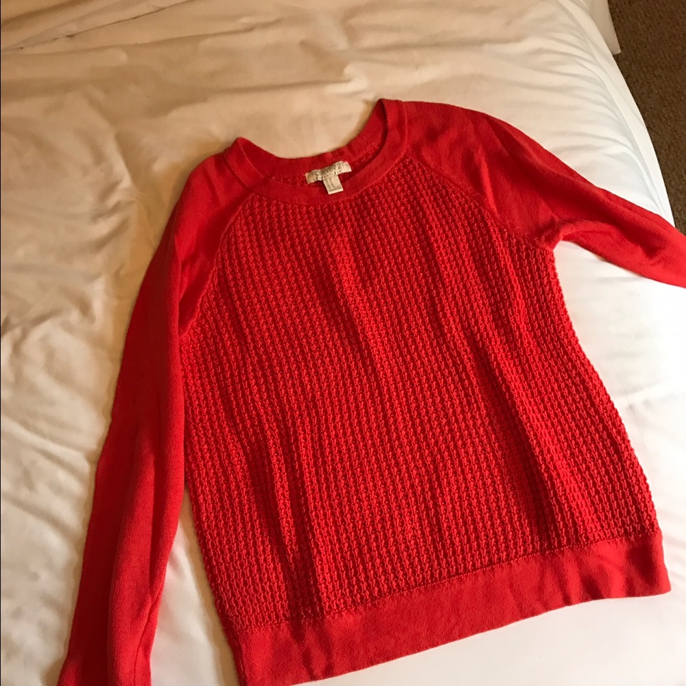 Orange sweater
