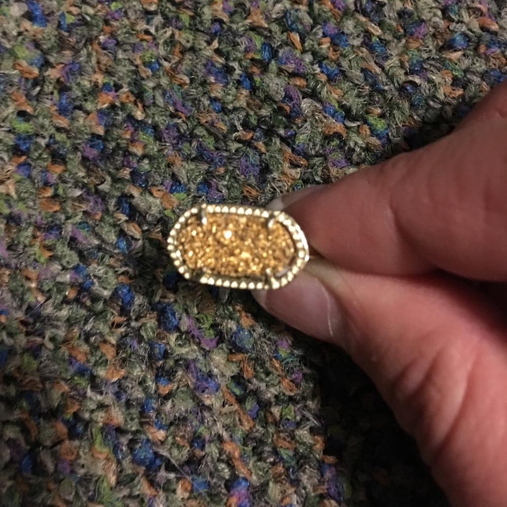 Gold Druzy Kendra Scott Ring