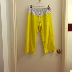 Lululemon yellow crops