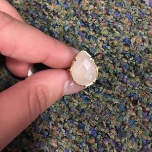 Pale Pink Kendra Scott ring
