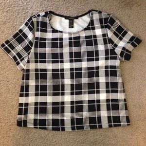Plaid Forever 21 Crop Top