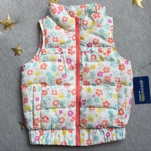 🌸Pretty🌸Puffer Vest Osh Kosh 2T