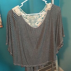 Dream Out Loud Striped Flowy Top