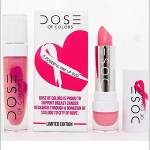 Dose of Colors Powerful Pink Lip Duo -ltd. edition