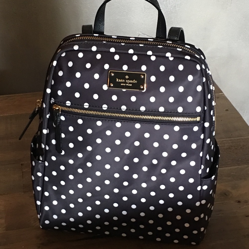 Sold! Kate Spade  Polkadot Backpack - Picture 3 of 7