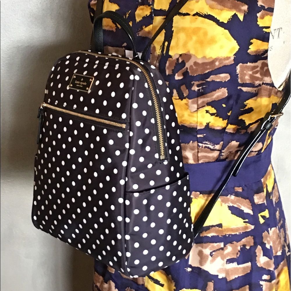 Sold! Kate Spade  Polkadot Backpack - Picture 6 of 7