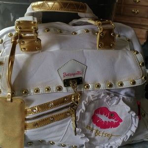 Betsey Johnson denim purse