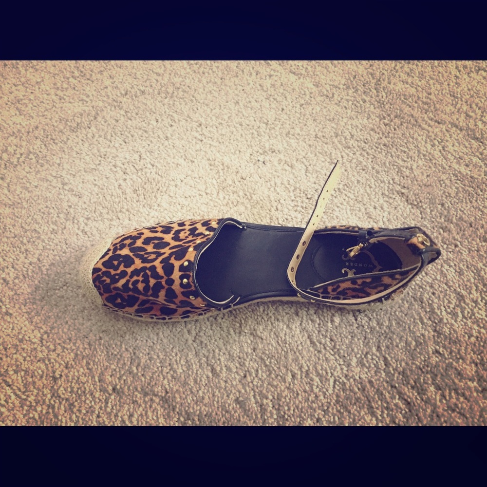 C. Wonder leopard espadrilles