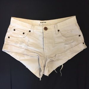 One Teaspoon denim shorts