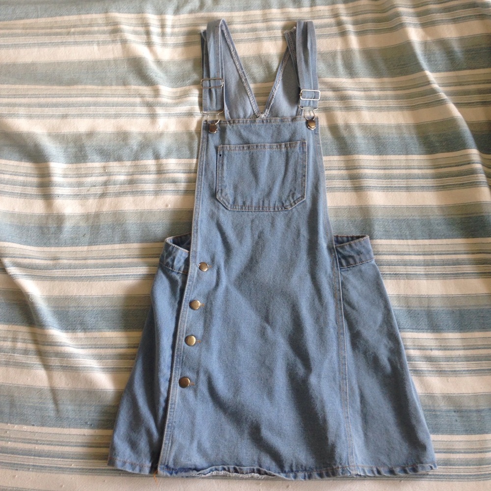 Baby blue Overalls dress