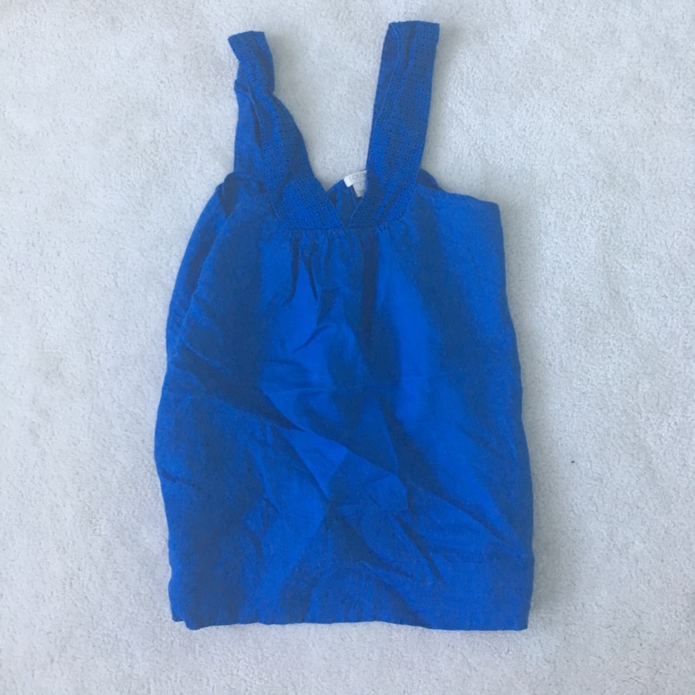 J crew royal blue halter top