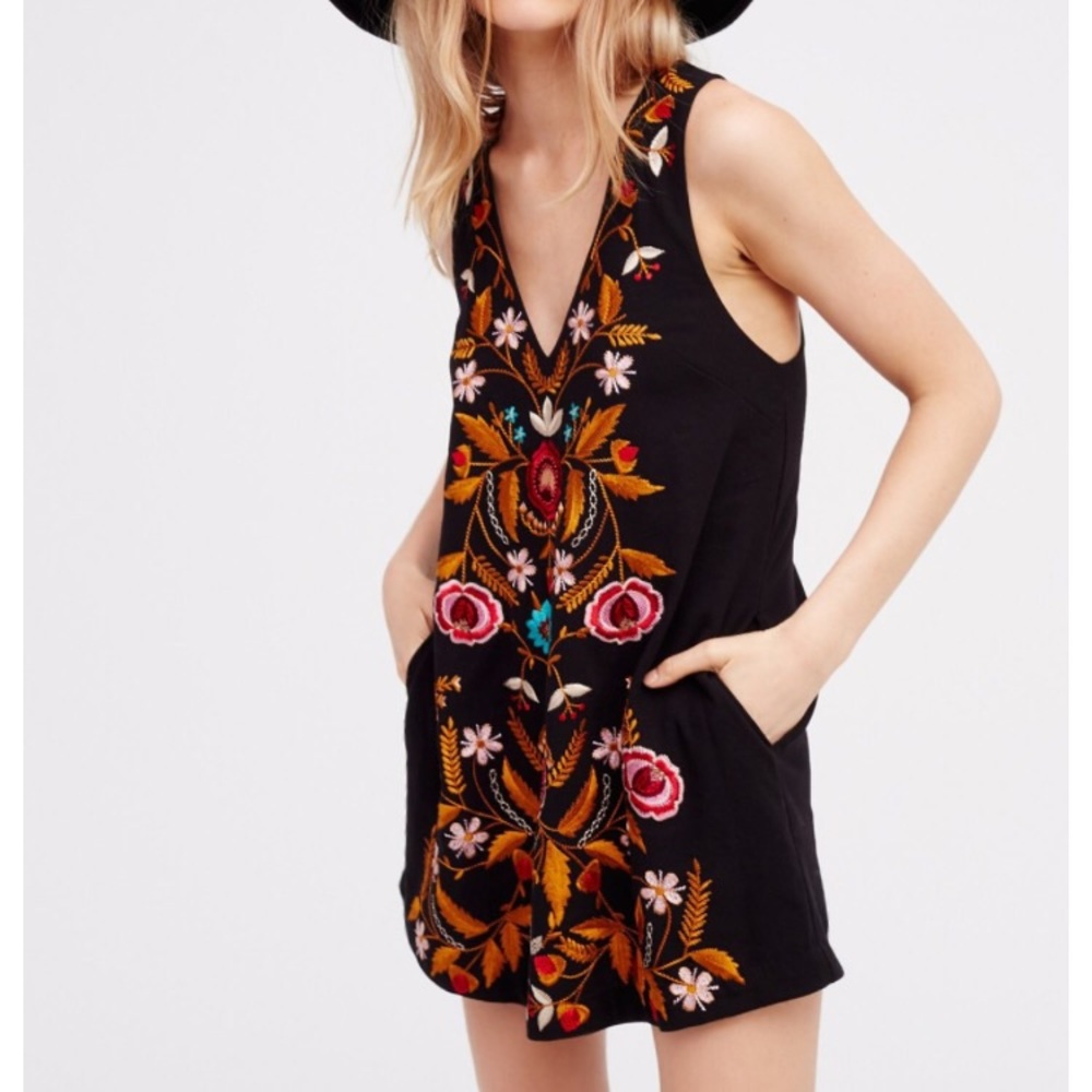 FREE PEOPLE | RARE  🌸 FOLK SONG MINI DRESS