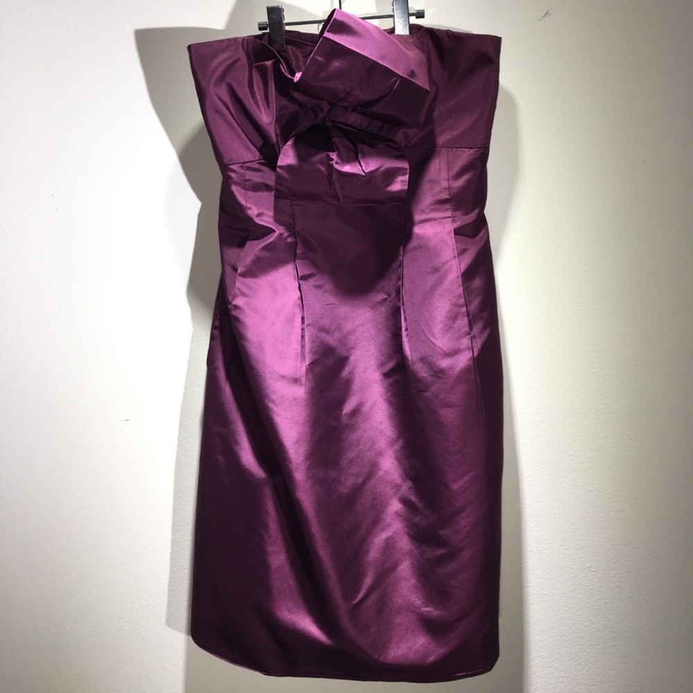 J. Crew Bow Monde Dress in Silk Taffeta