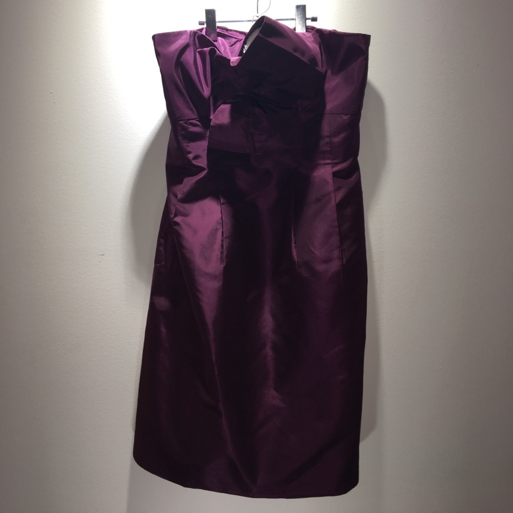 J. Crew Bow Monde Dress in Silk Taffeta - Picture 2 of 2