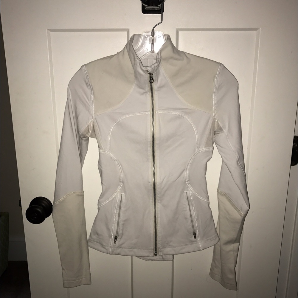 Lululemon white and cream jacket