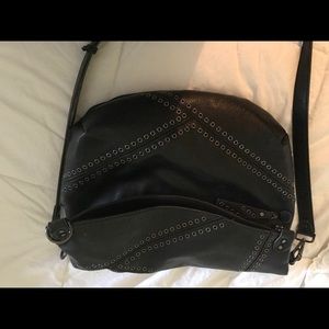 Fabulous purse black with silver embellishments!