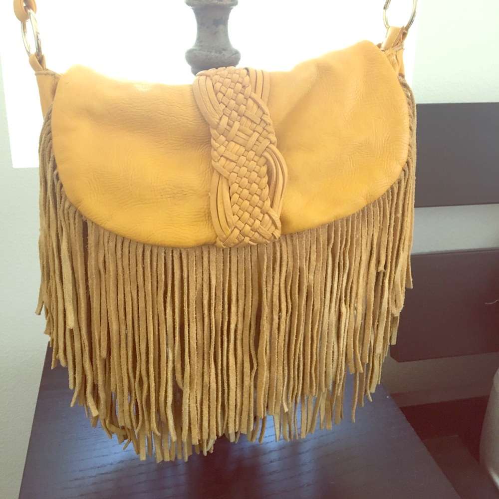 Street level Women Fringe boho crossbody