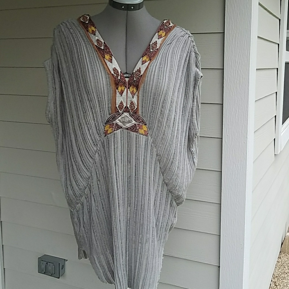 Free People Shear Knit Tunic