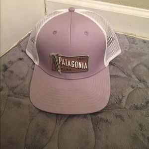 Gray/White Iron Clad Patagonia Hat