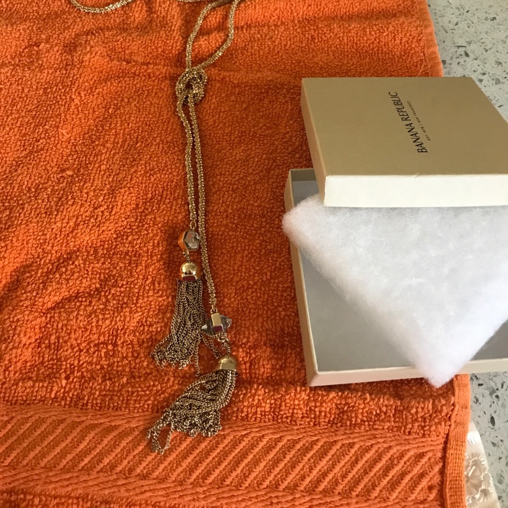 Long necklace banana republic
