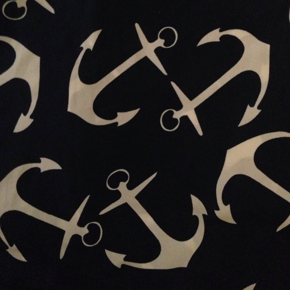 Navy Anchor Rue 21 Dress - Picture 3 of 3