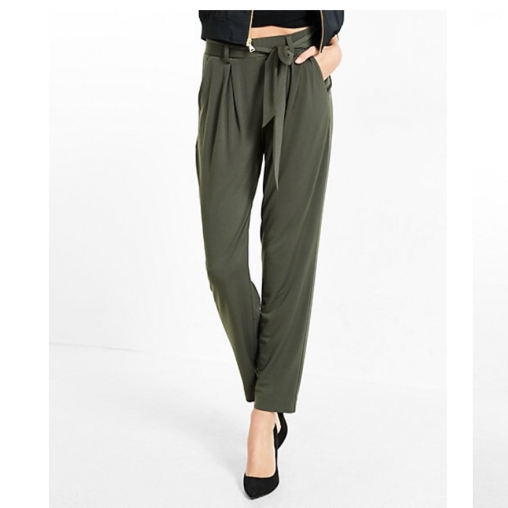 Express Mid Rise Sash Pant