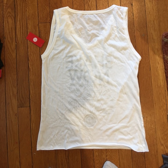 LAST ONE PURE BARRE M WHITE W TANK TOP - Picture 2 of 2