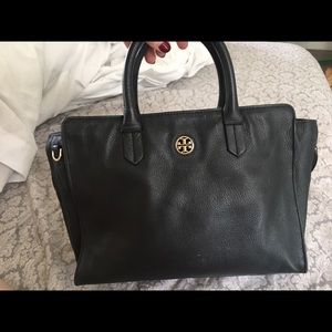 Tory burch black small Brody tote
