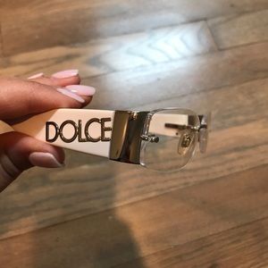 Authentic Dolce and Gabbana frameless eyeglasses