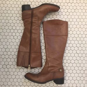 Franco Sarto Leather Boots Sz 8