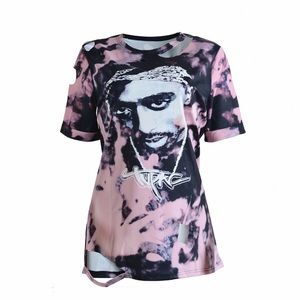 "Tupac" Distressed T-shirt Dress ⚡️