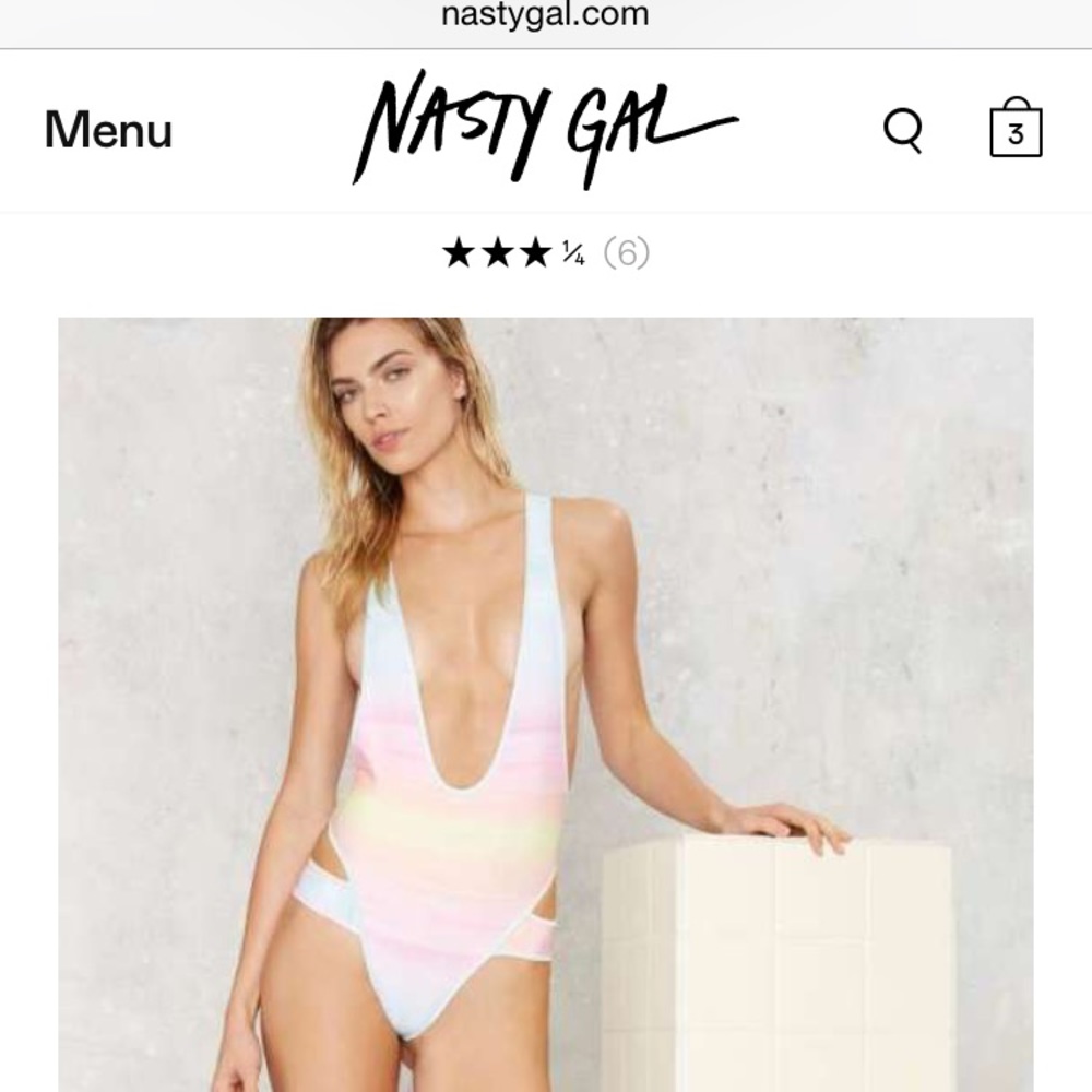 Lee + Lani The Sunset Plunging swimsuit