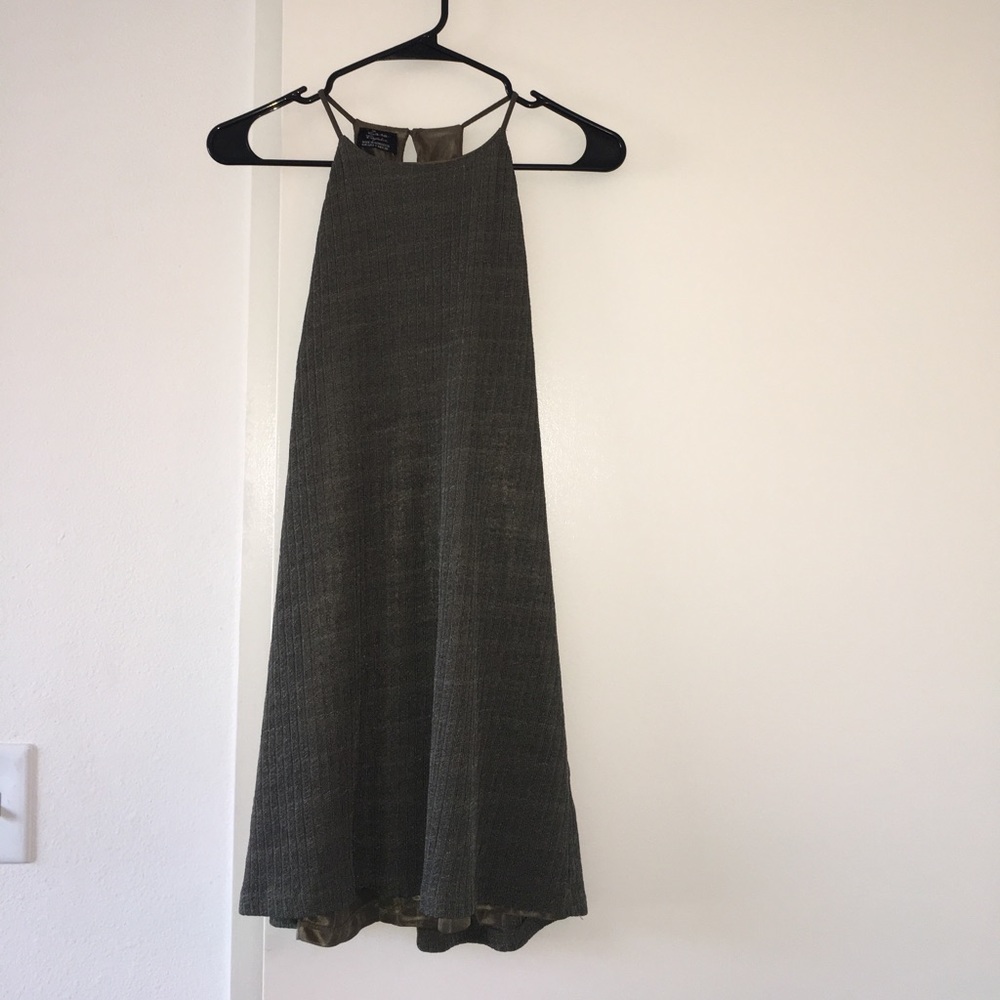 Zara Forrest green Above the knee dress