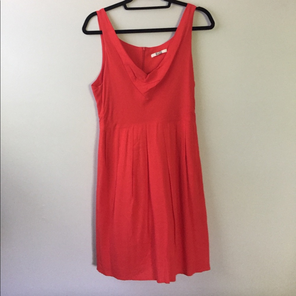 Burnt orange dress