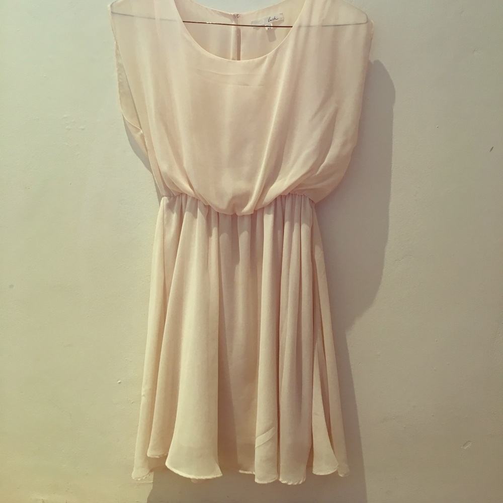 Cream classy dress