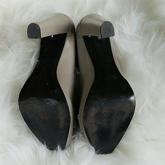 ZARA 4" chunky heel with 1/2 inch platform shoes - Picture 5 of 6