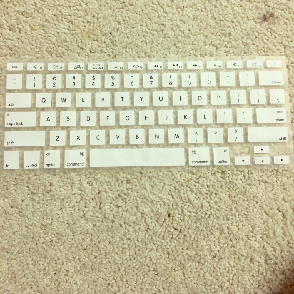 White Keyboard Cover