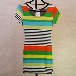 Colorful Pencil Dress by Second Skin NYC