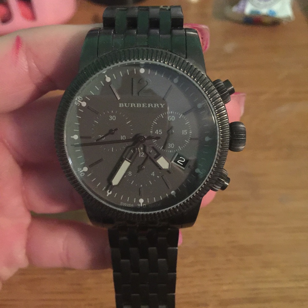 Mens burberry black watch