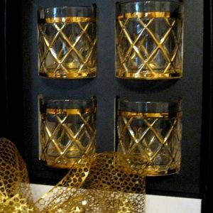 Altuzarra Gold Accent Double Old Fashioned Glasses
