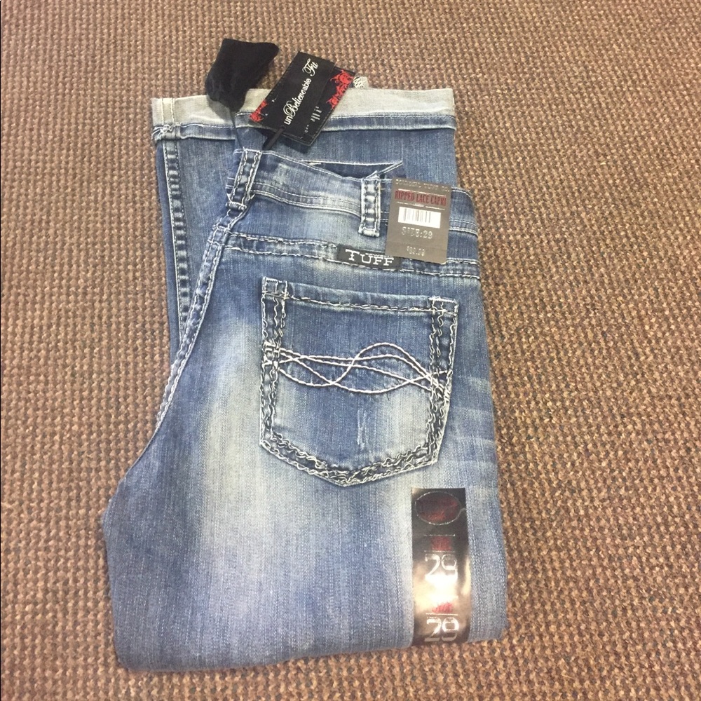 Cowgirl Tuff Ripped Lace Capri