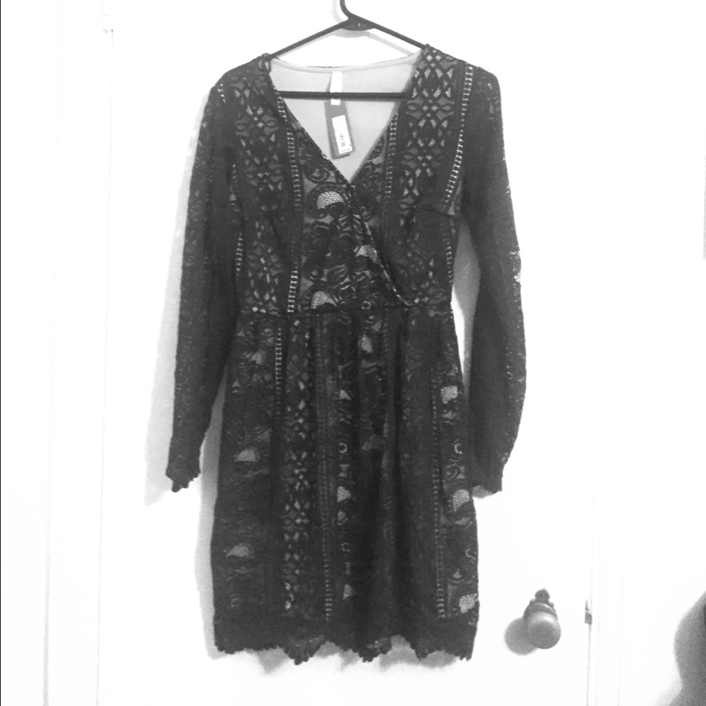 Darling forest green lace dress